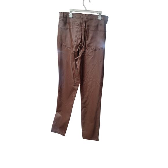Almost Famous Women's Brown Super High Rise Skinny Pants Size 11 - Picture 4 of 4